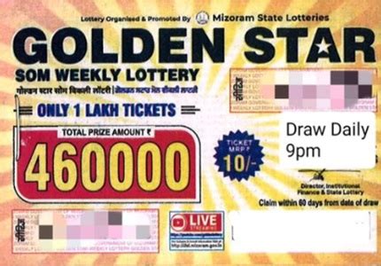 golden king shani weekly lottery|Institutional Finance and State Lottery, Government of Mizoram, .